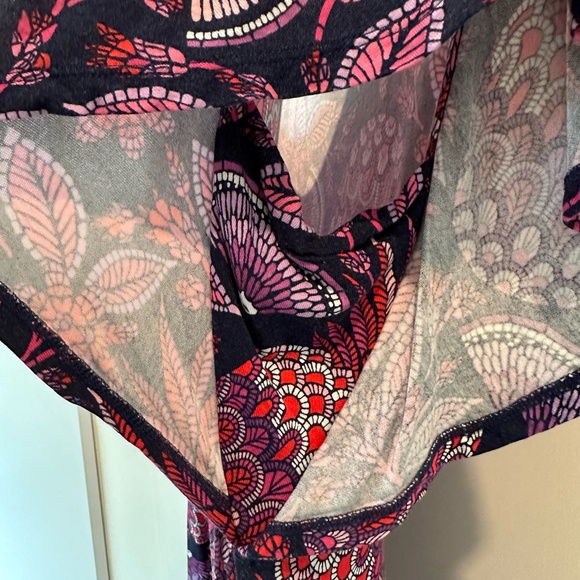 Navy, Purple, and Pink Tommy Bahama Vacation Summer Dress - Picture 6 of 6